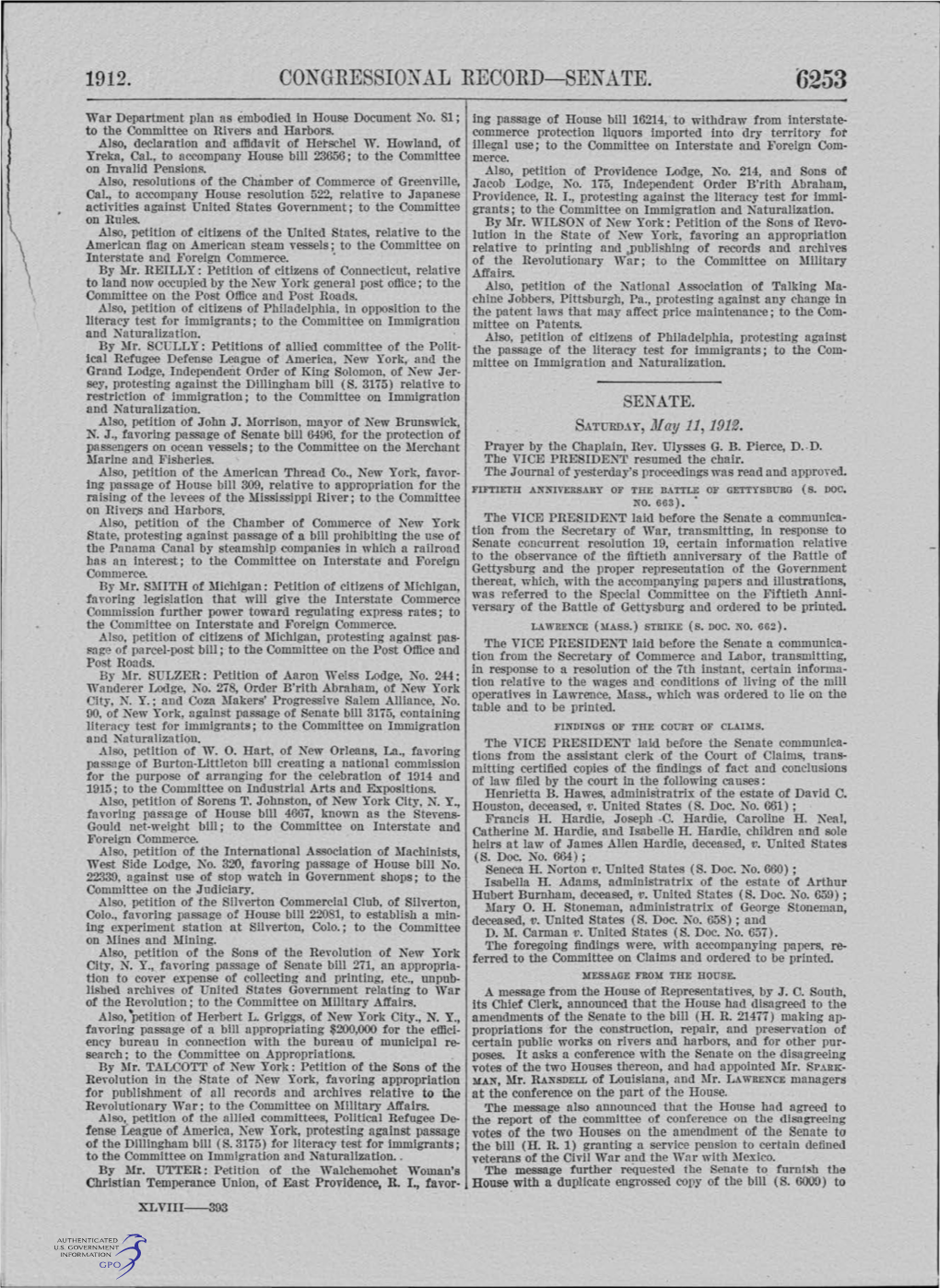 Congressional Record-Senate. 6253