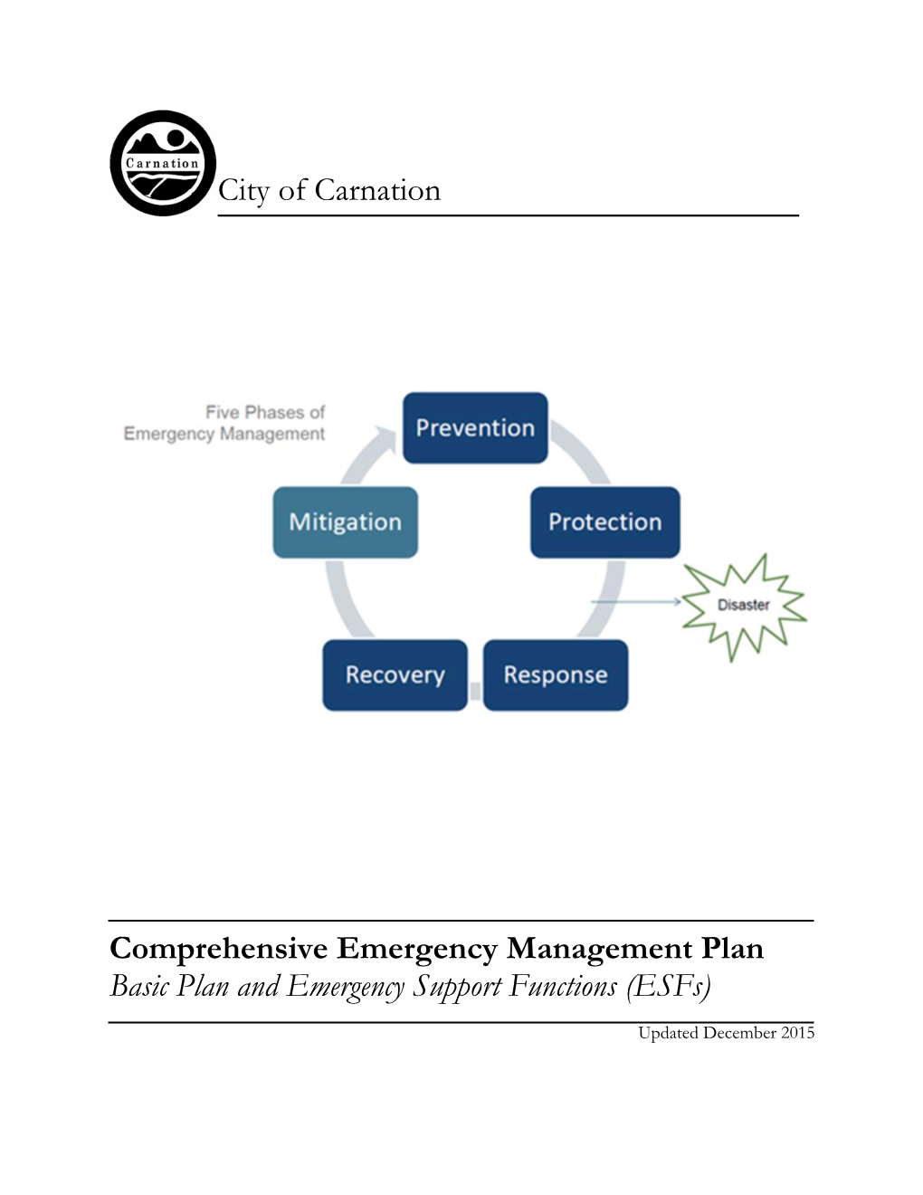 Carnation Comprehensive Emergency Management Plan, December 2015