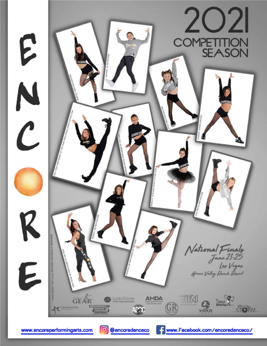 Encore Performing Arts Complimentary Souvenir Program