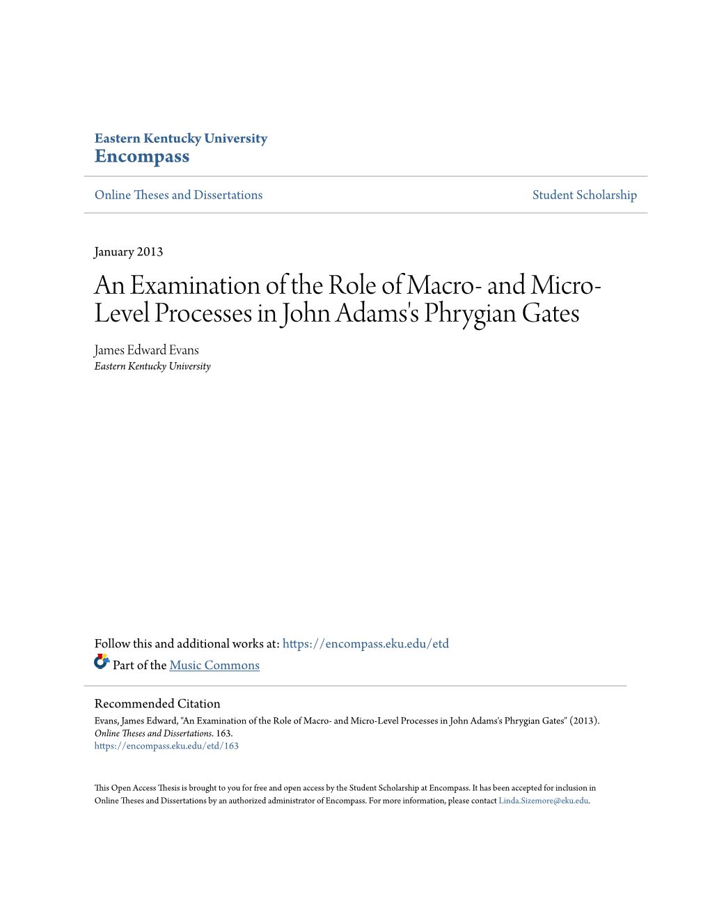 And Micro-Level Processes in John Adams's Phrygian Gates