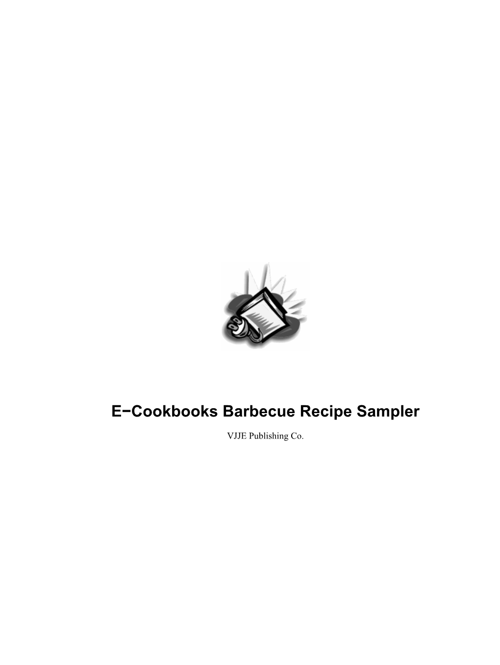 E-Cookbooks Barbecue Recipe Sampler