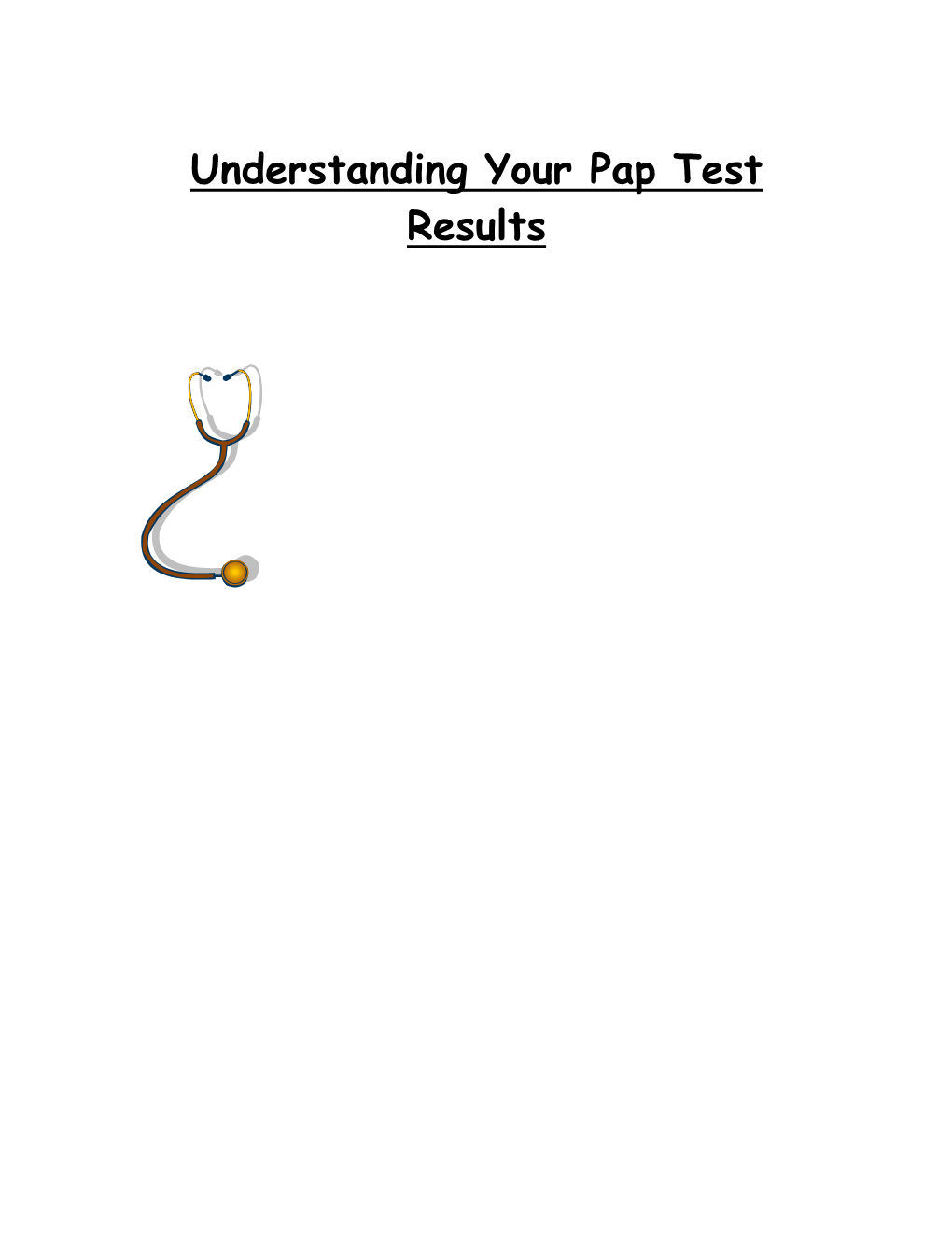 Understanding Your Pap Test Results