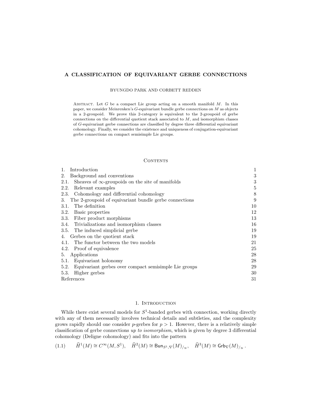 A Classification of Equivariant Gerbe Connections