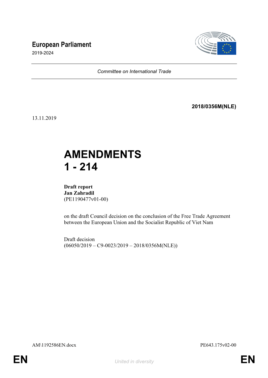 En En Amendments 1