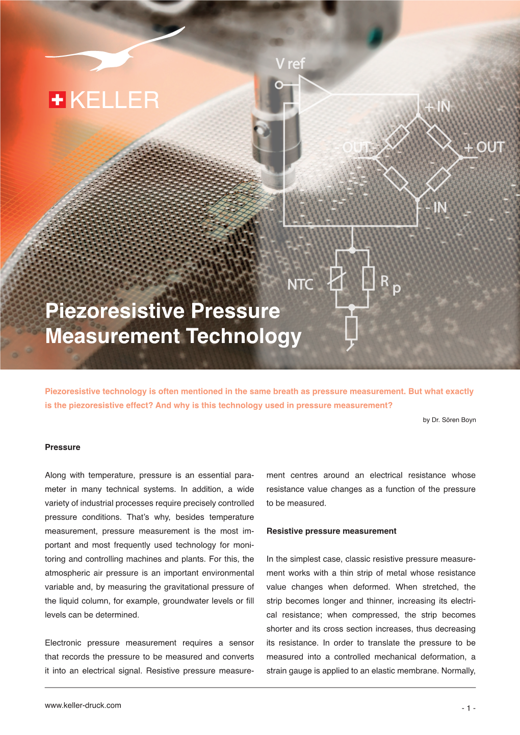 Piezoresistive Pressure Measurement Technology