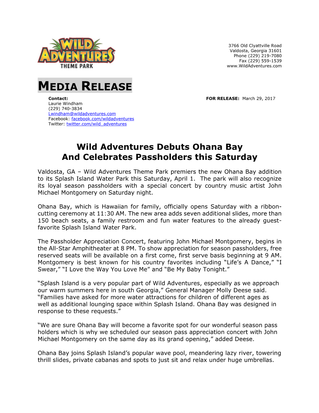 Media Release