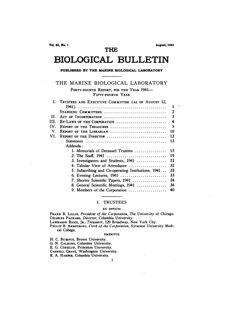 Biological Bulletin