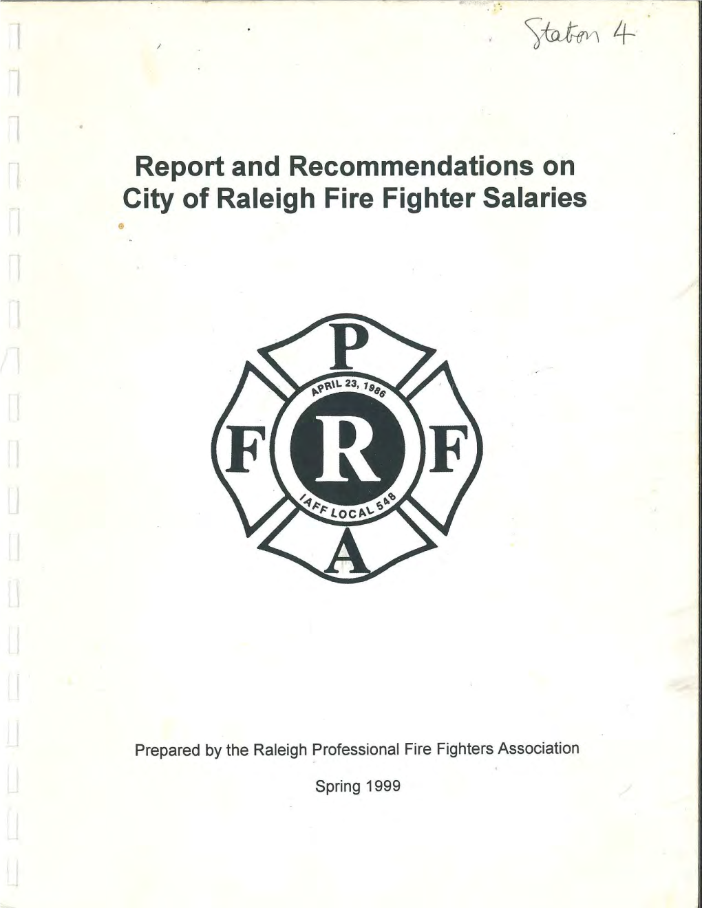 Pay Study from RPFFA, 1999