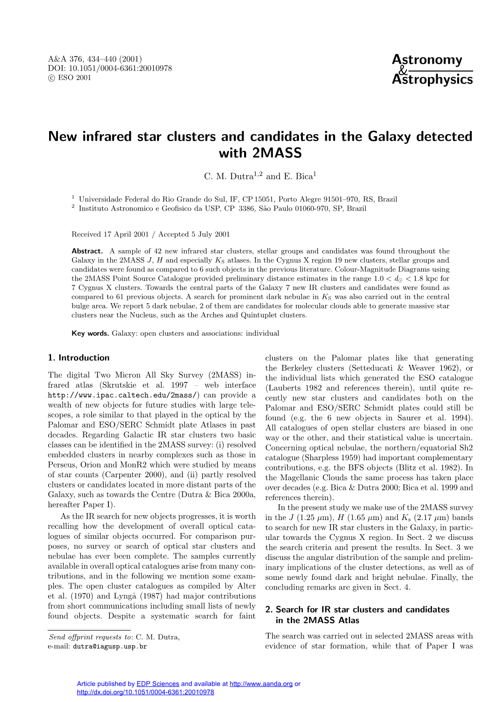 New Infrared Star Clusters and Candidates in the Galaxy Detected with 2MASS