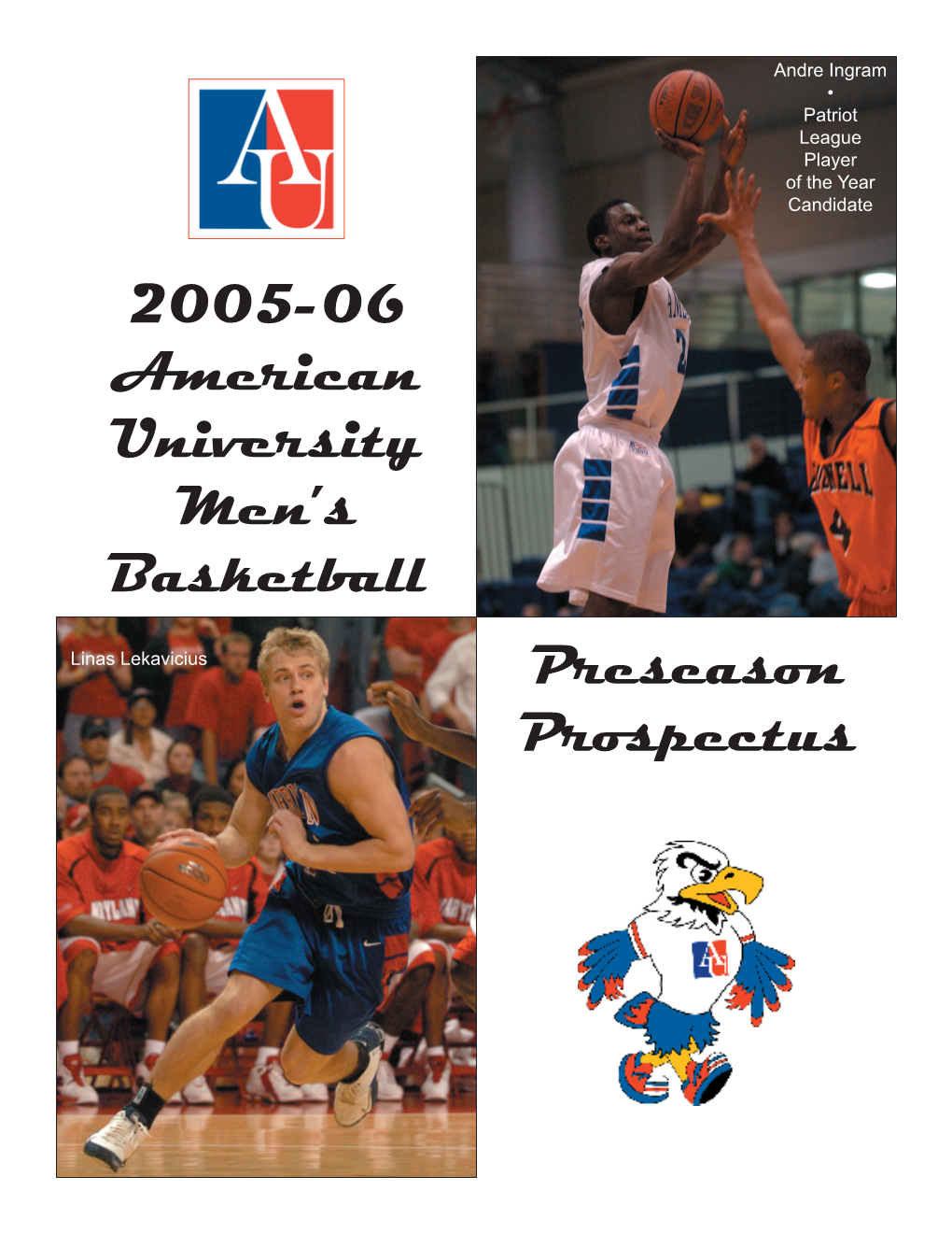 2005-06 American University Men's Basketball Preseason Prospectus