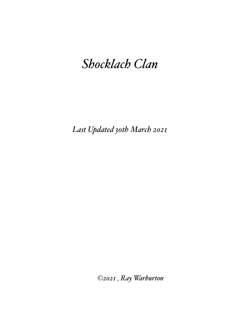 Shocklach Clan