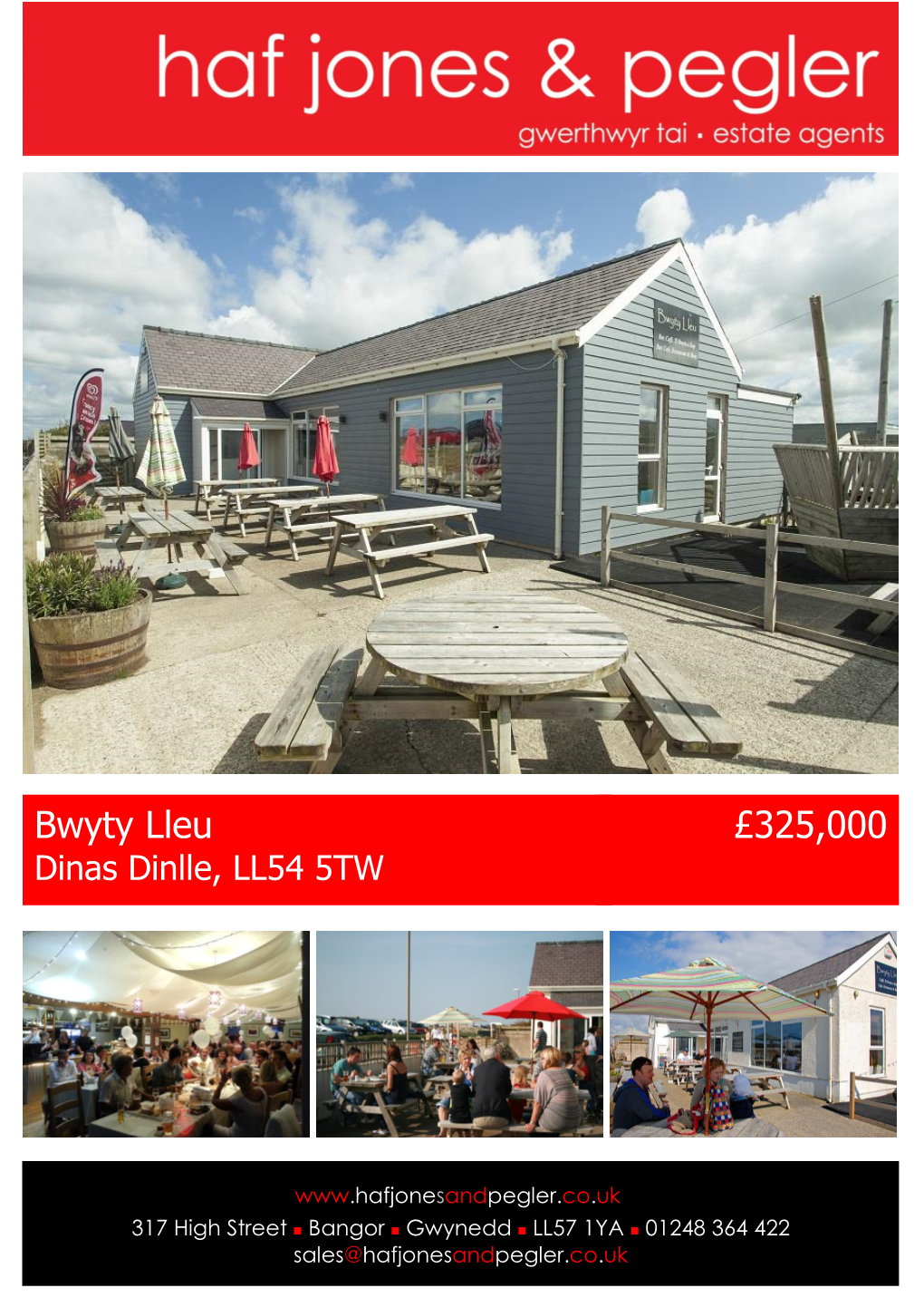 £325,000 Bwyty Lleu