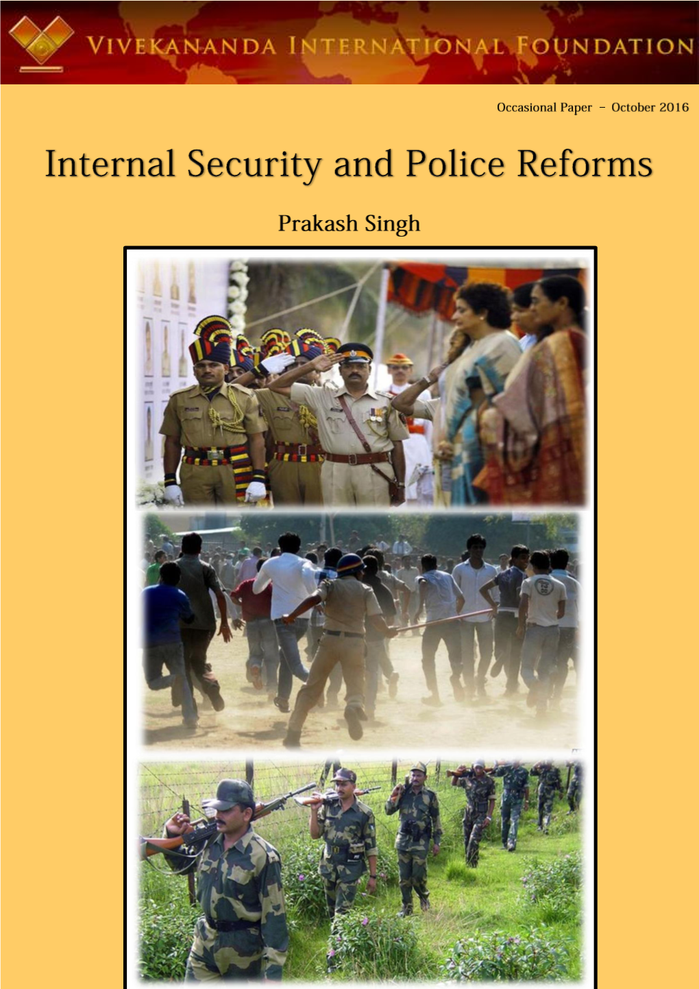 Internal Security and Police Reforms 2 of 18