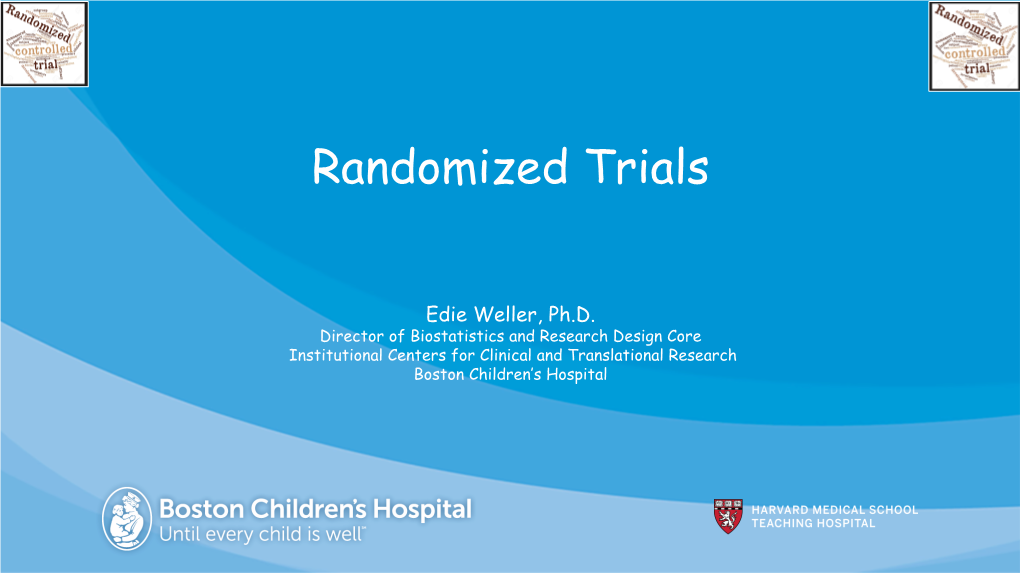 Randomized Trials