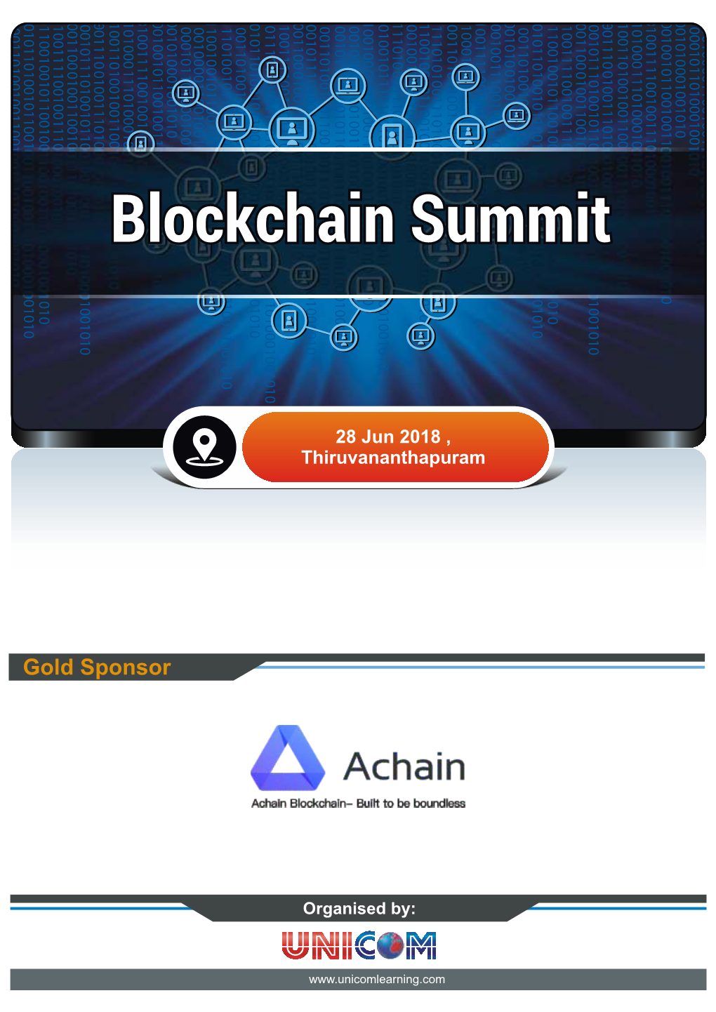 Blockchain 28 Jun 2018 , Thiruvananthapuram.Cdr