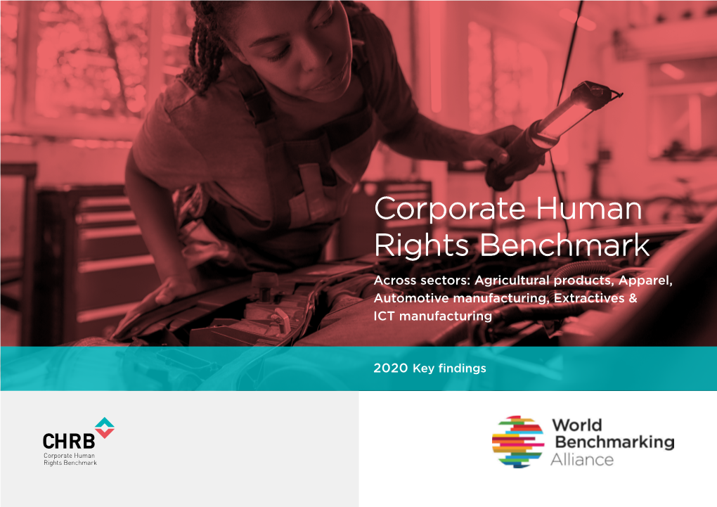 Corporate Human Rights Benchmark: 2020 Key Findings