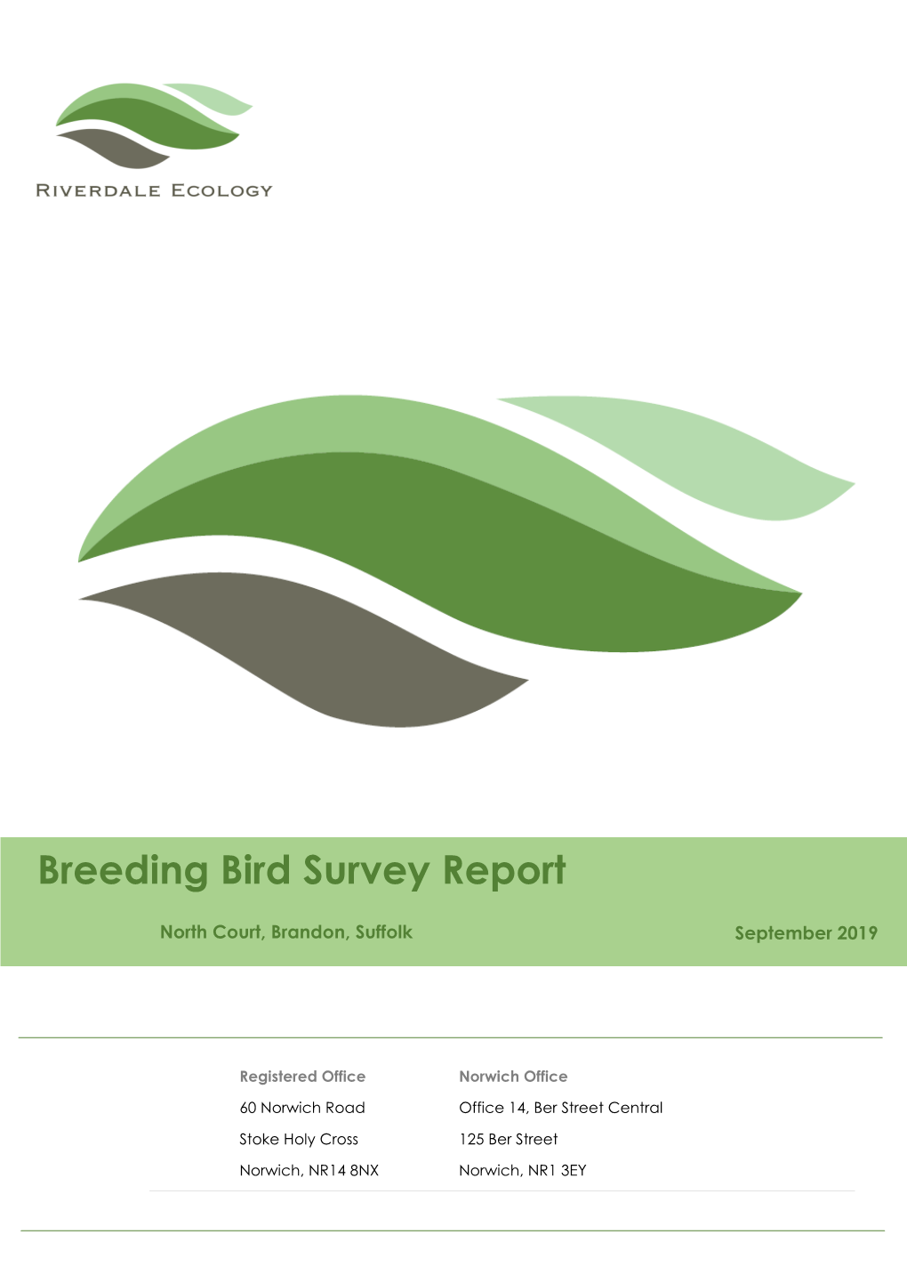Breeding Bird Survey Report