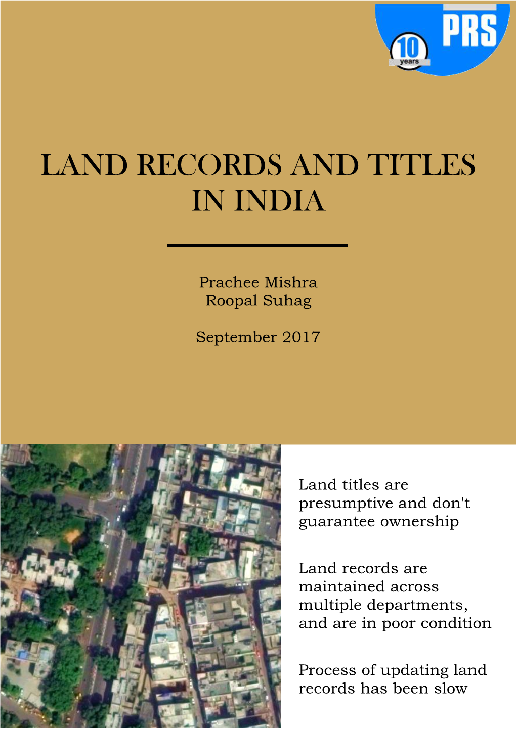 Land Records and Titles in India