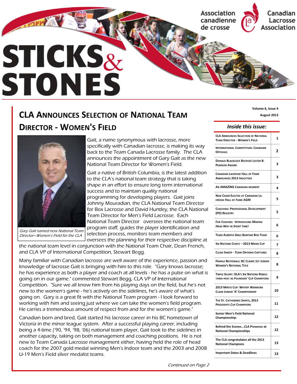 Sticks & Stones -August 2013