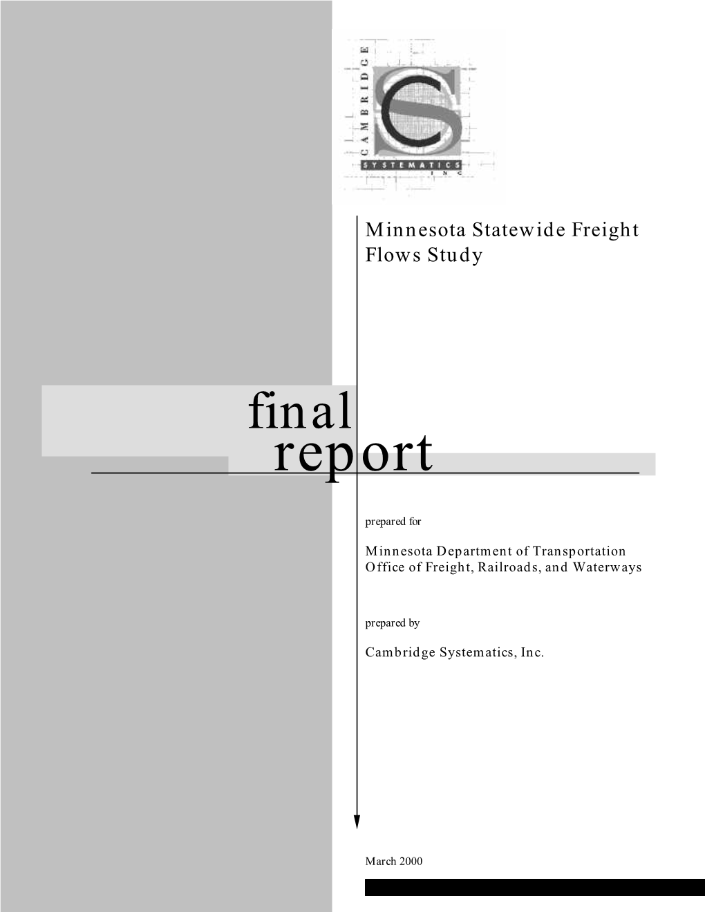 Minnesota Statewide Freight Flows Study Final Report