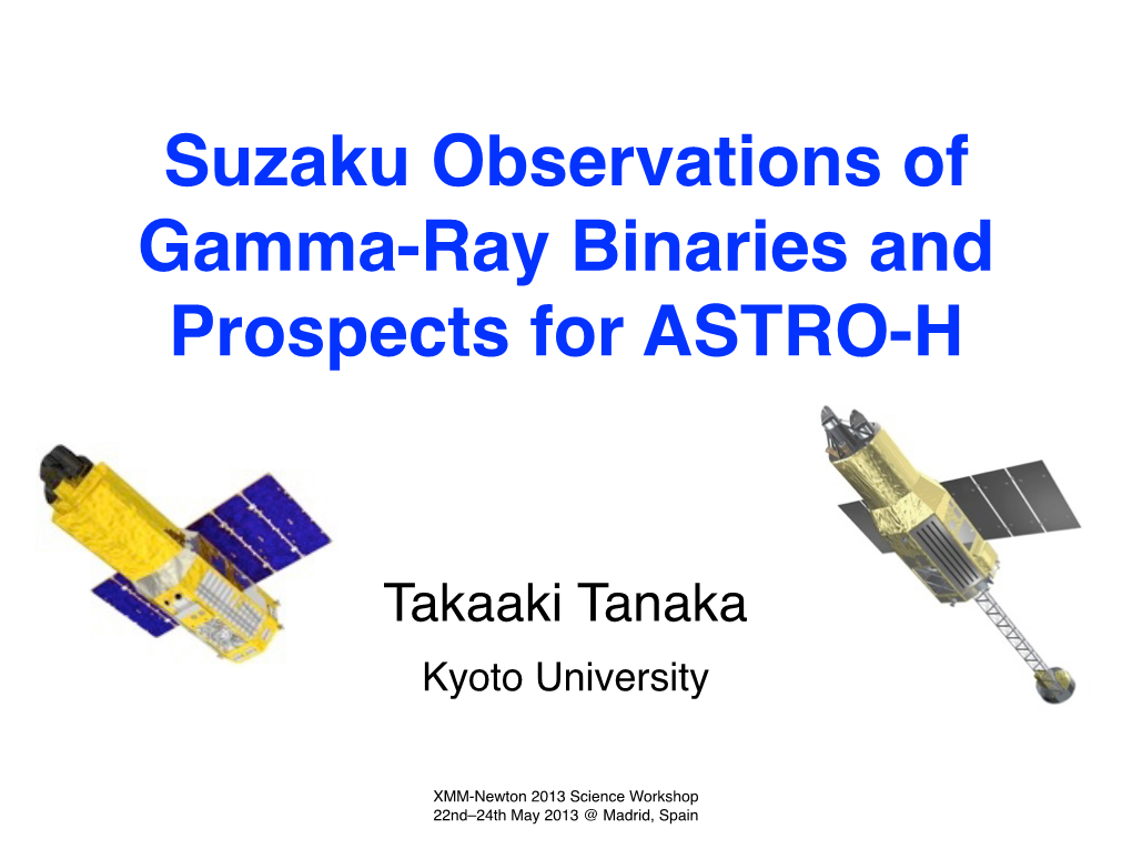 Suzaku Observations of Gamma-Ray Binaries and Prospects for ASTRO-H