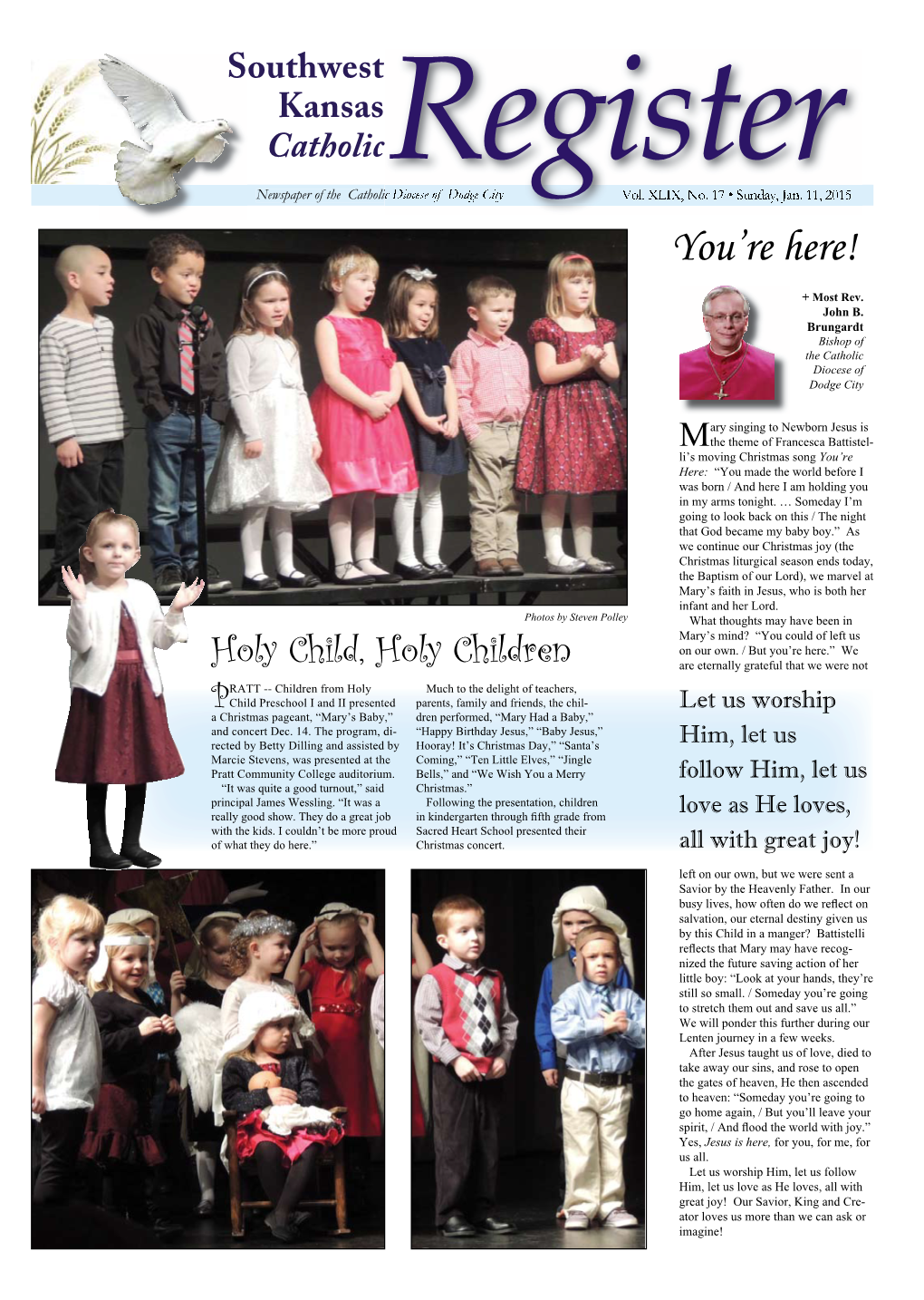 Southwest Kansas Catholicregister Newspaper of the Catholic Diocese of Dodge City Vol