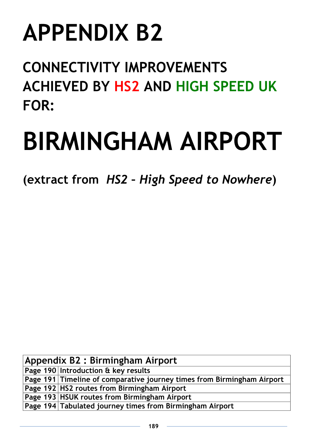 Birmingham Airport