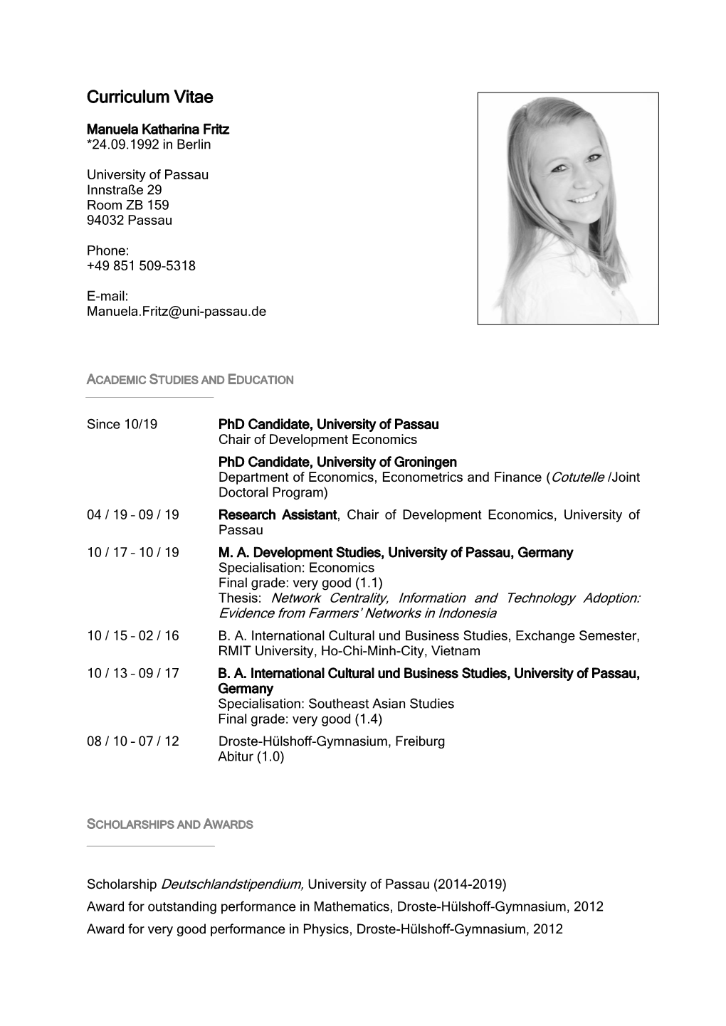 Curriculum Vitae