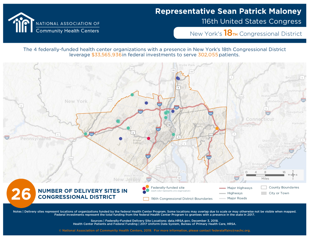 Representative Sean Patrick Maloney 116Th United States Congress