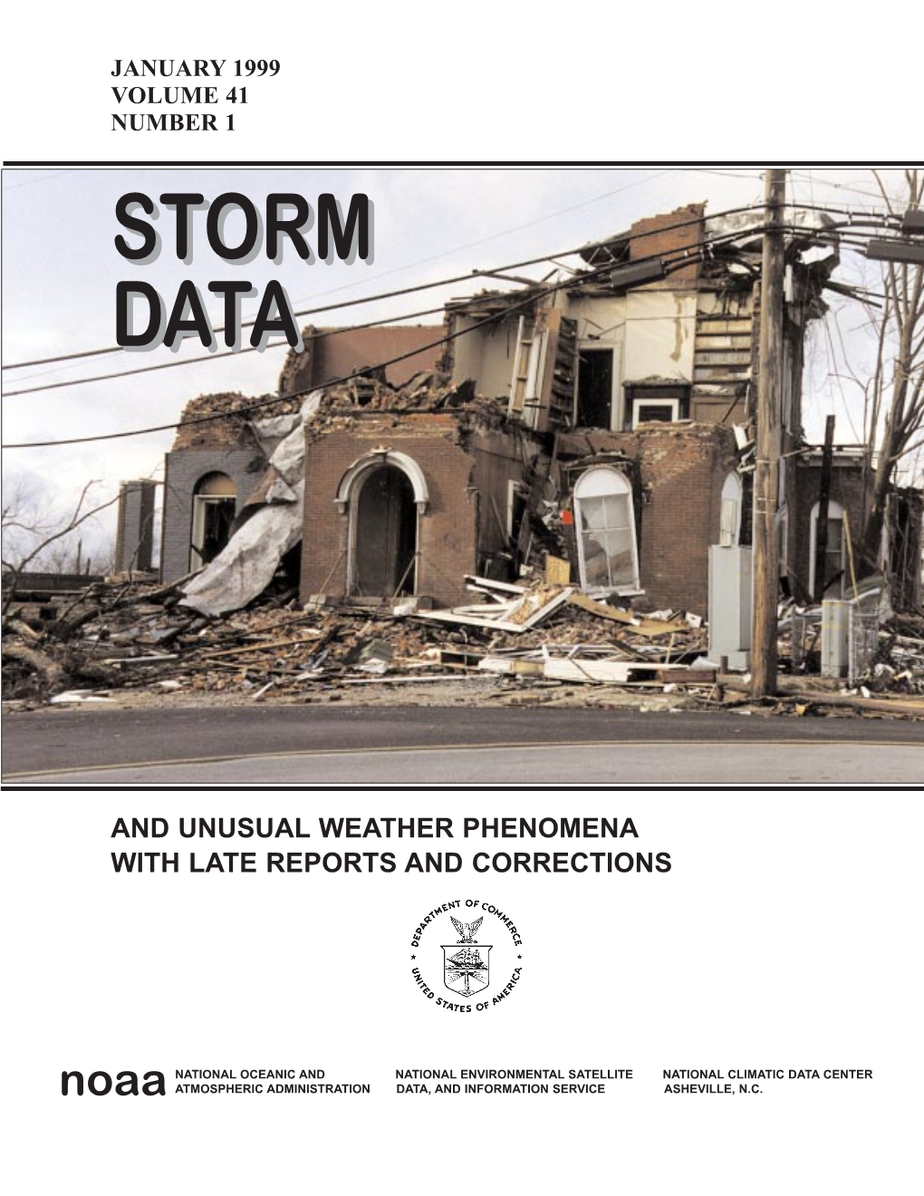 January 1999 Storm Data