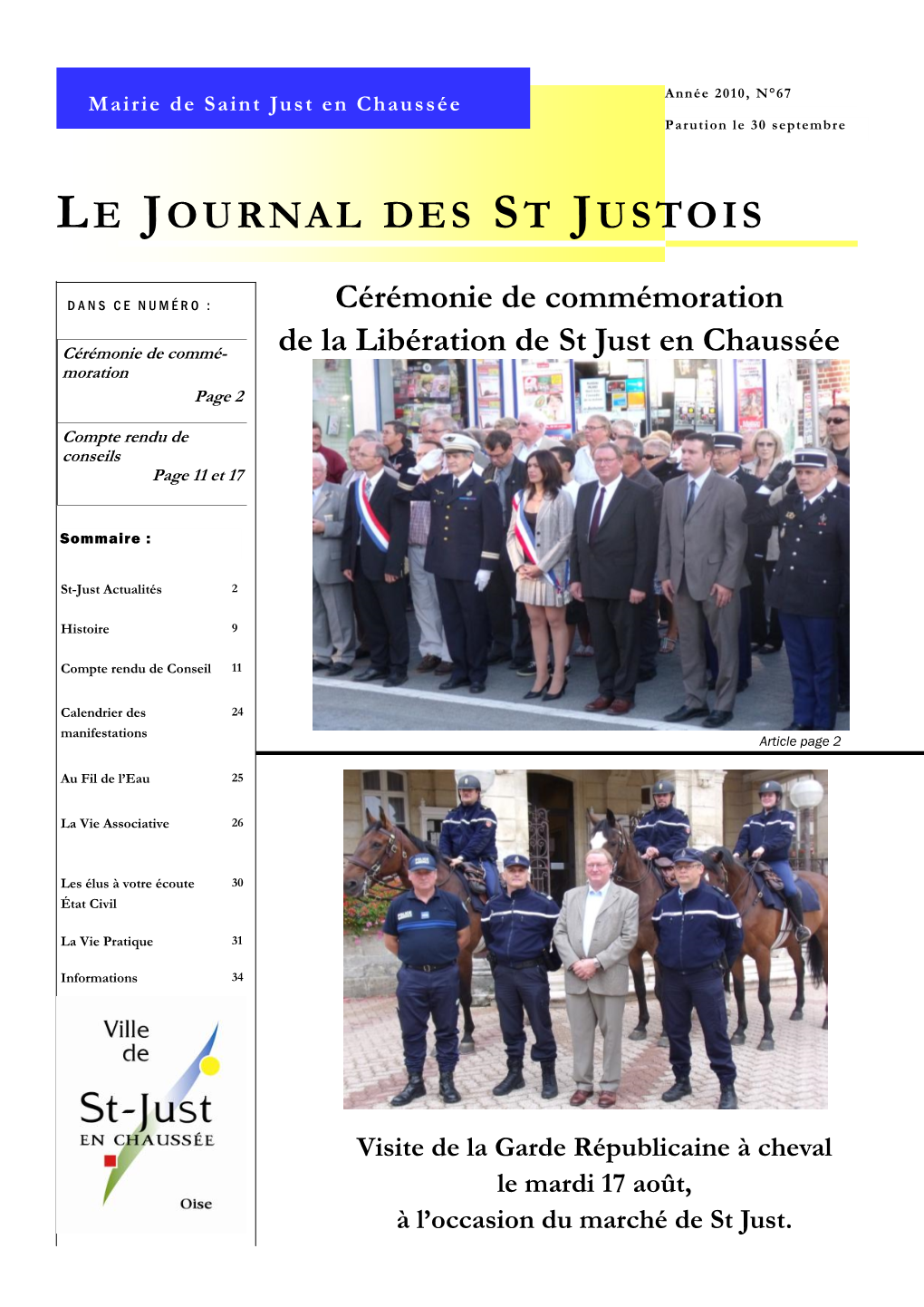 Le Journal Des St Justois