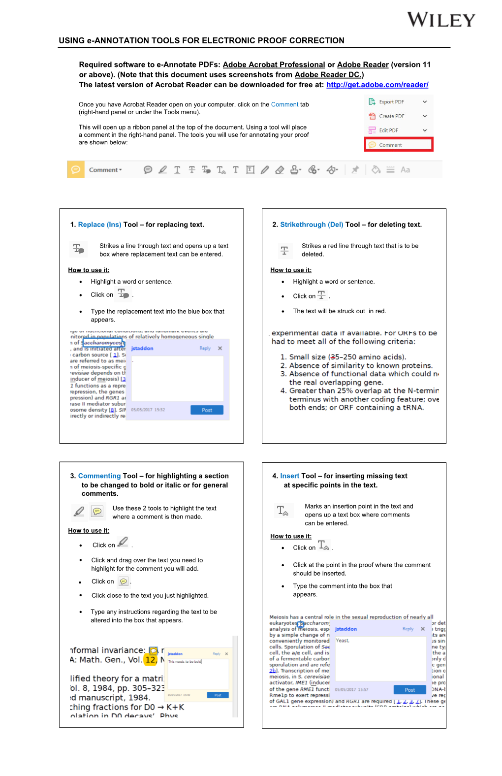 USING E-ANNOTATION TOOLS for ELECTRONIC PROOF CORRECTION