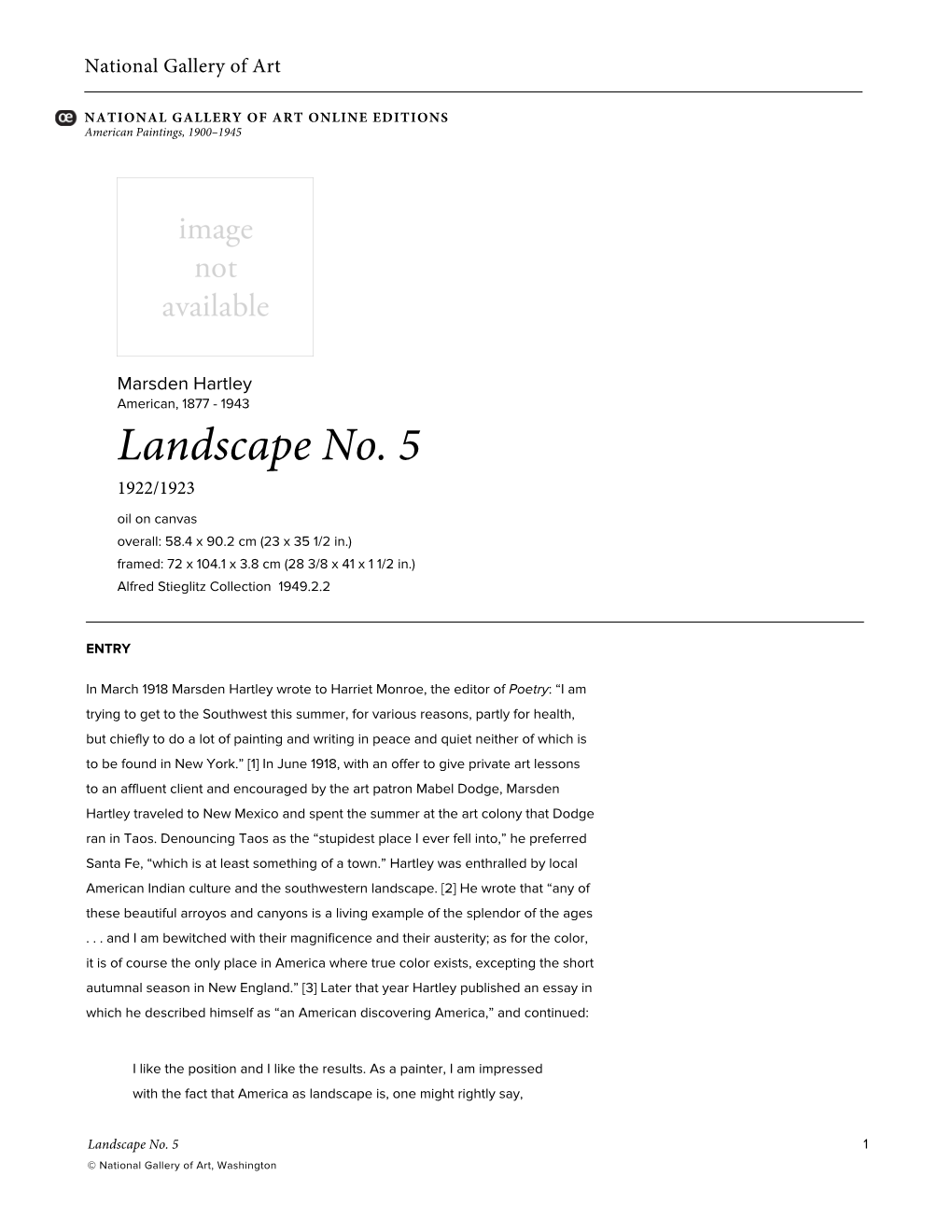 Landscape No. 5