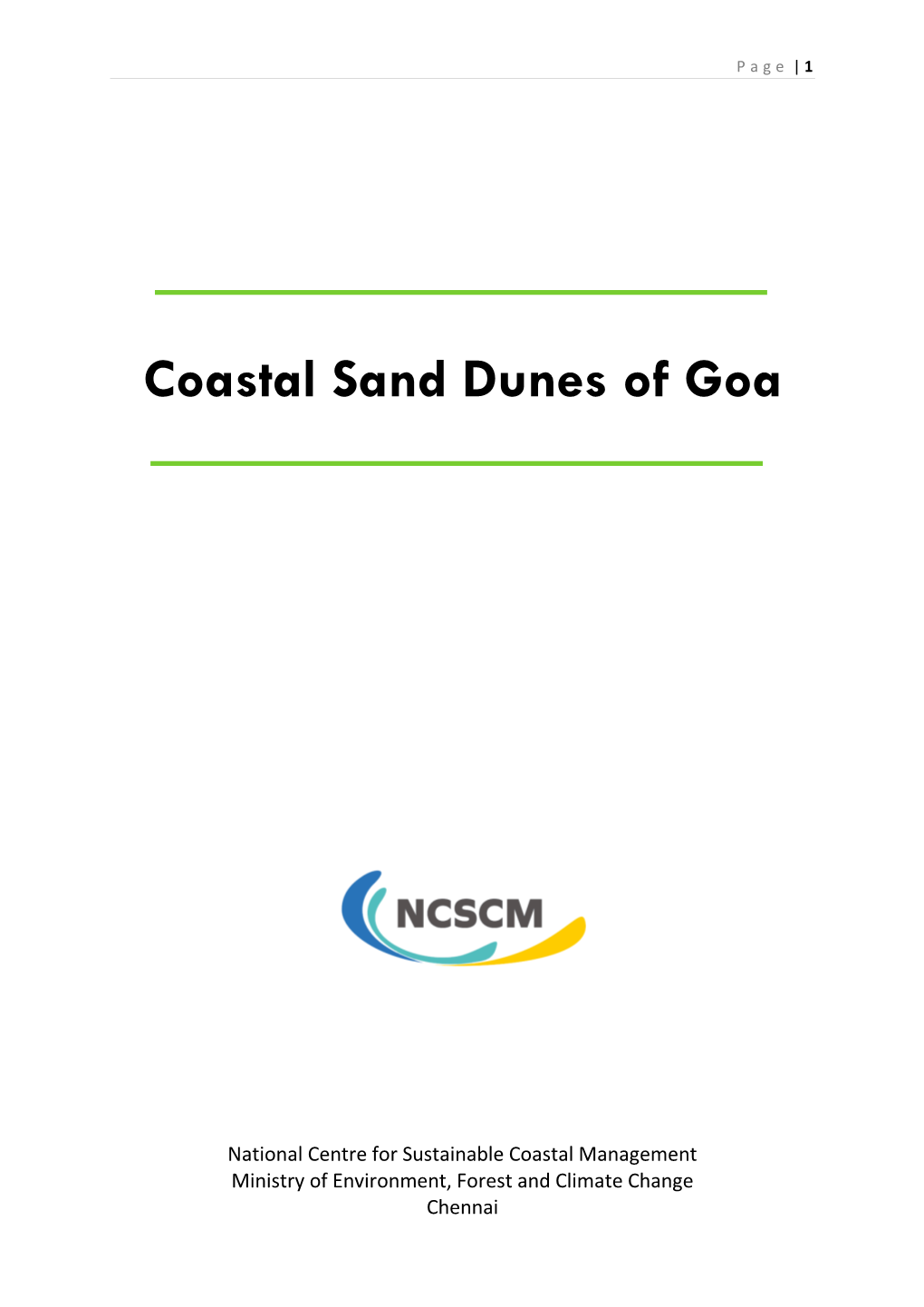 Coastal Sand Dunes of Goa