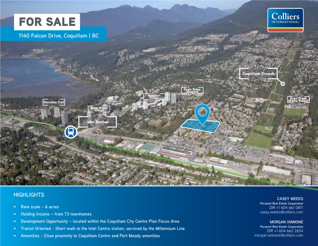 FOR SALE 1140 Falcon Drive, Coquitlam | BC