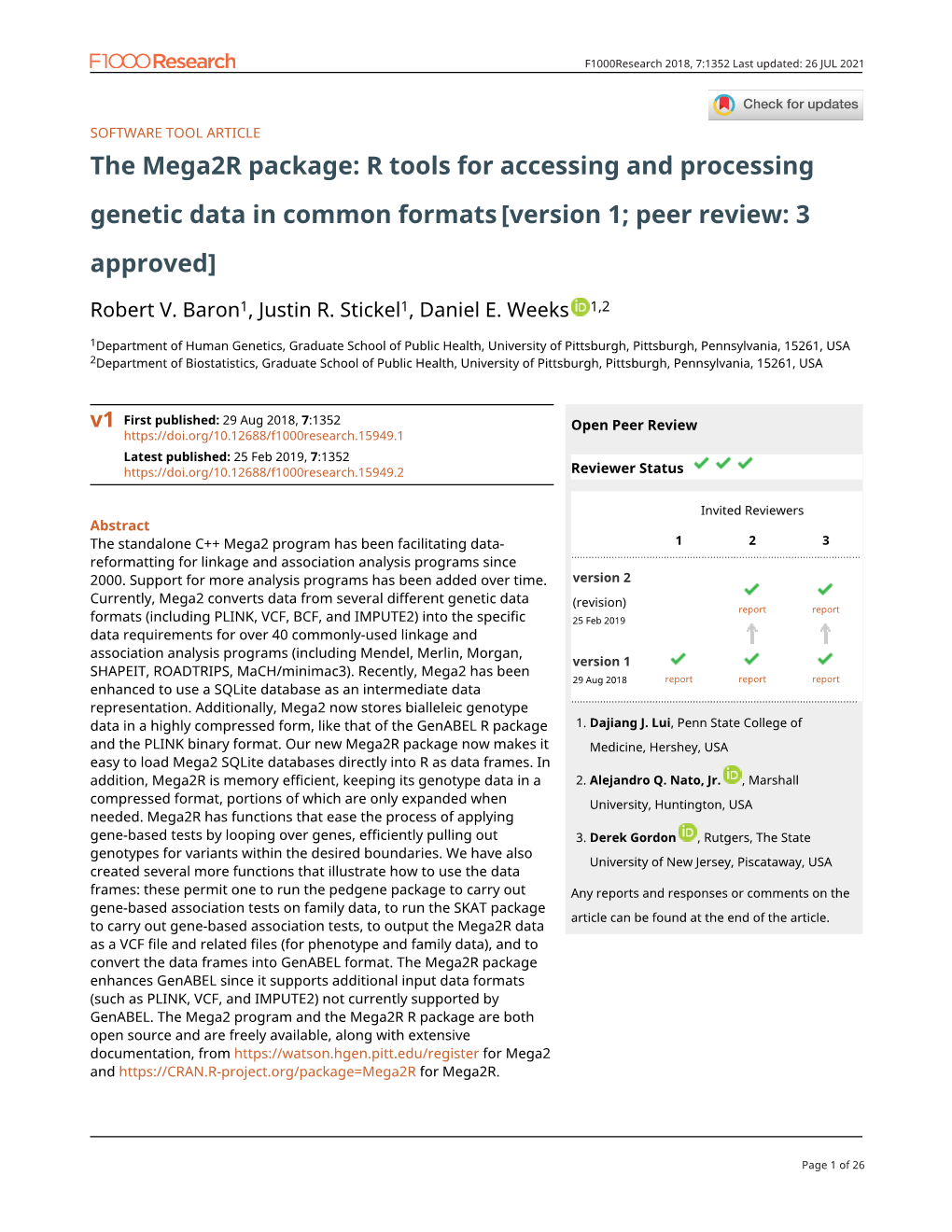 R Tools for Accessing and Processing Genetic Data in Common Formats [Version 1; Peer Review: 3 Approved]