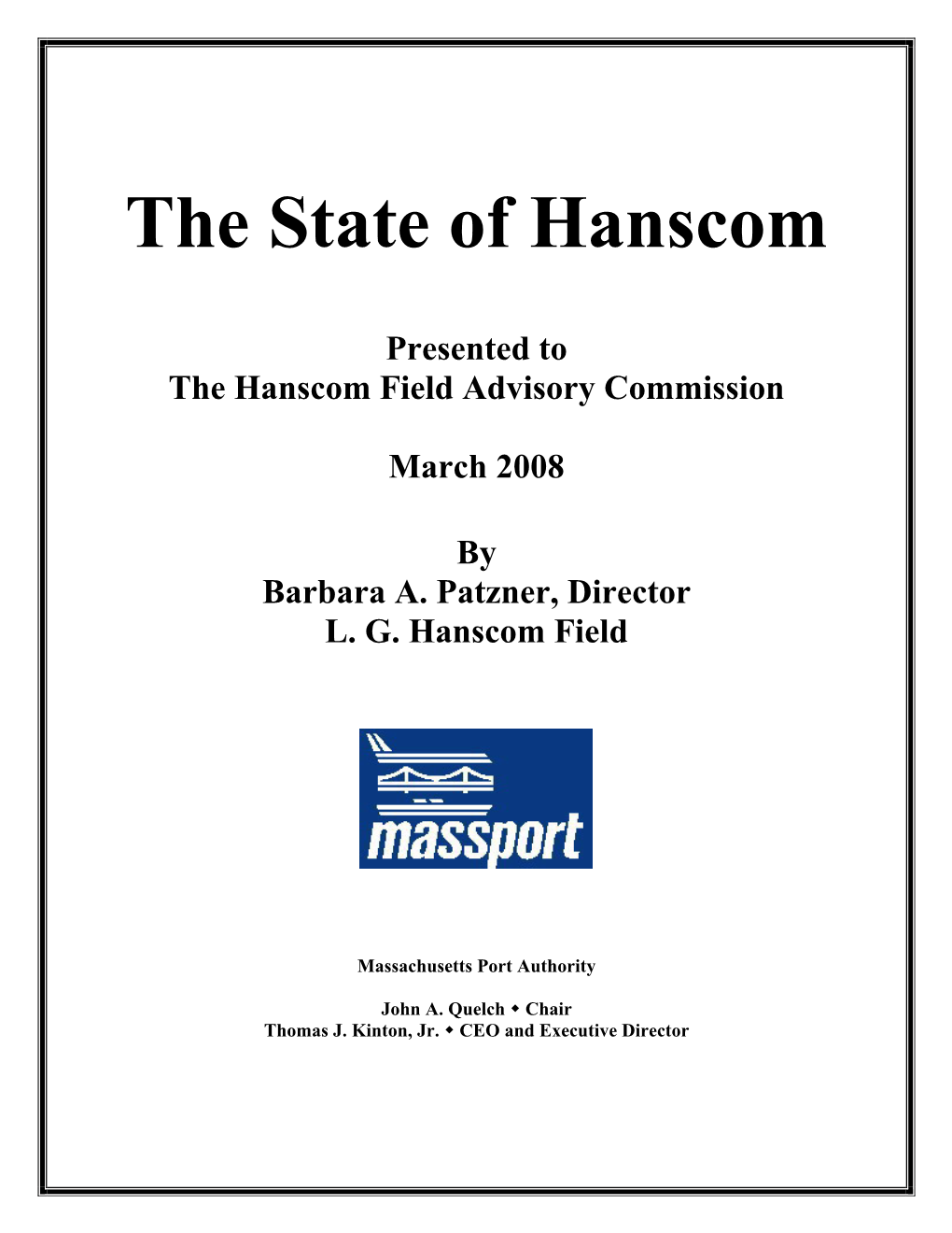 The State of Hanscom