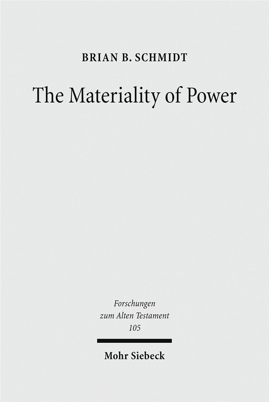 The Materiality of Power