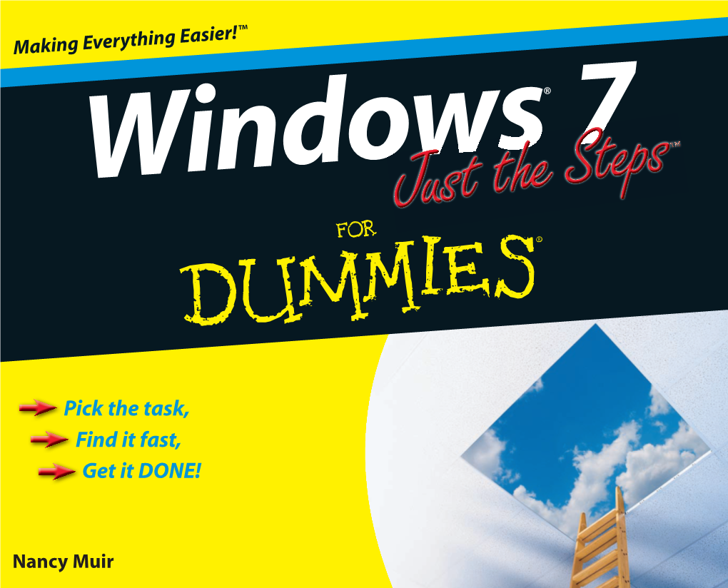 Windows 7 Just the Steps for Dummies (September 2009) (Attica)