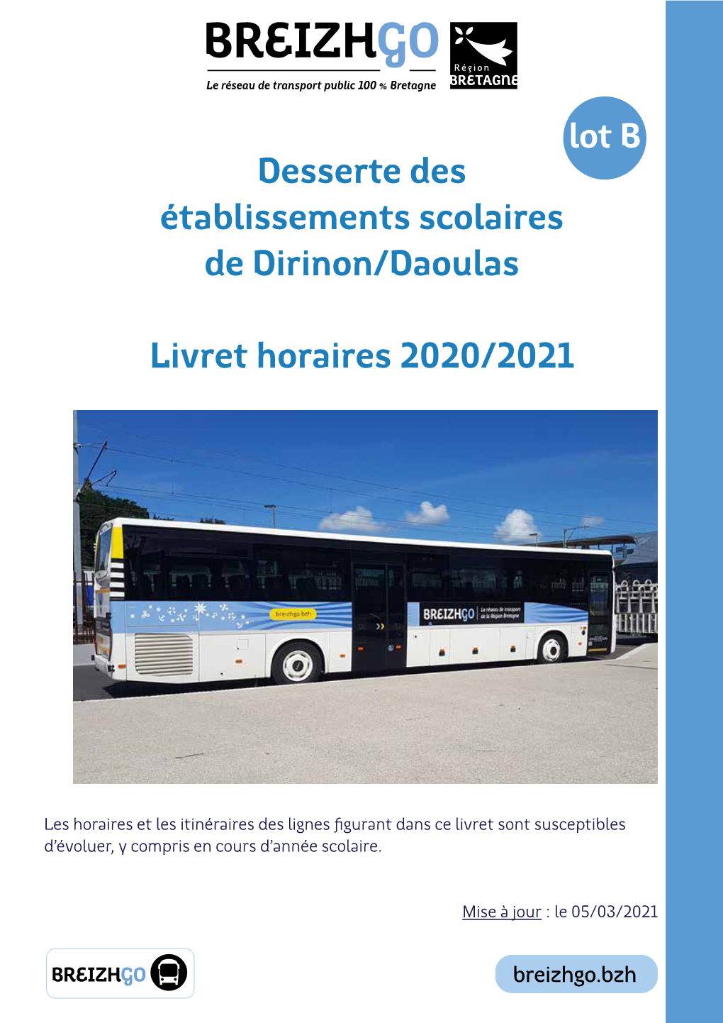 Desserte Des Établissements Scolaires De Dirinon/Daoulas