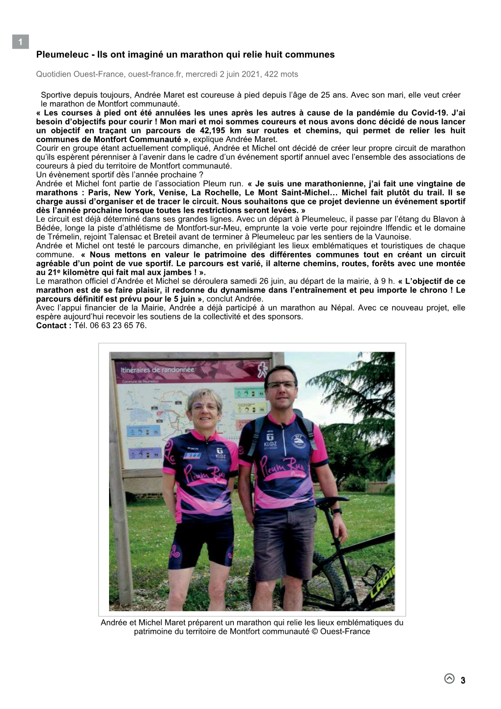 Revue De Presse 06-2021 Sandrine