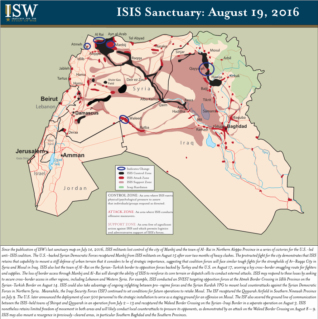 ISIS Sanctuary August 19 2016