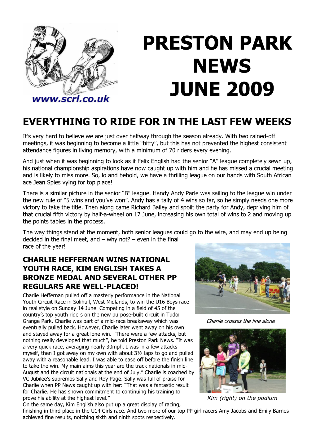 Preston Park News June 2009