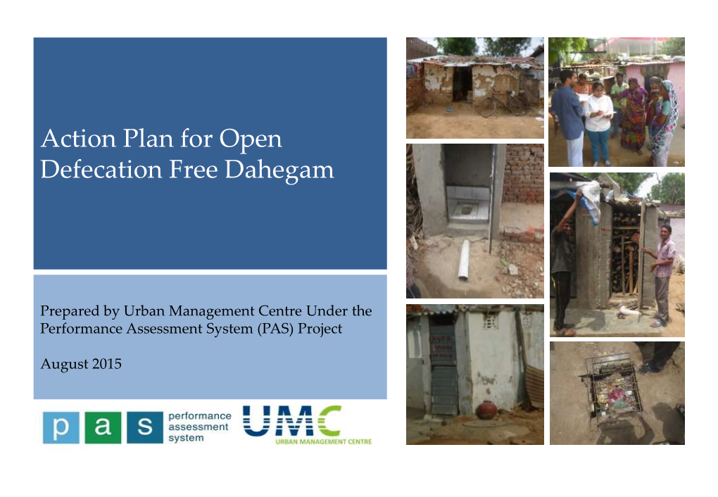 Action Plan for Open Defecation Free Dahegam