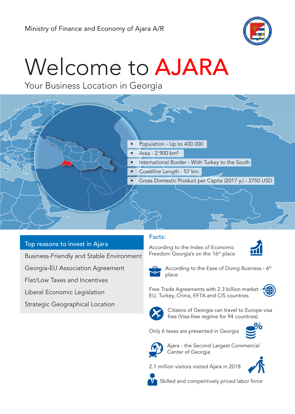 Welcome to AJARA Your Business Location in Georgia