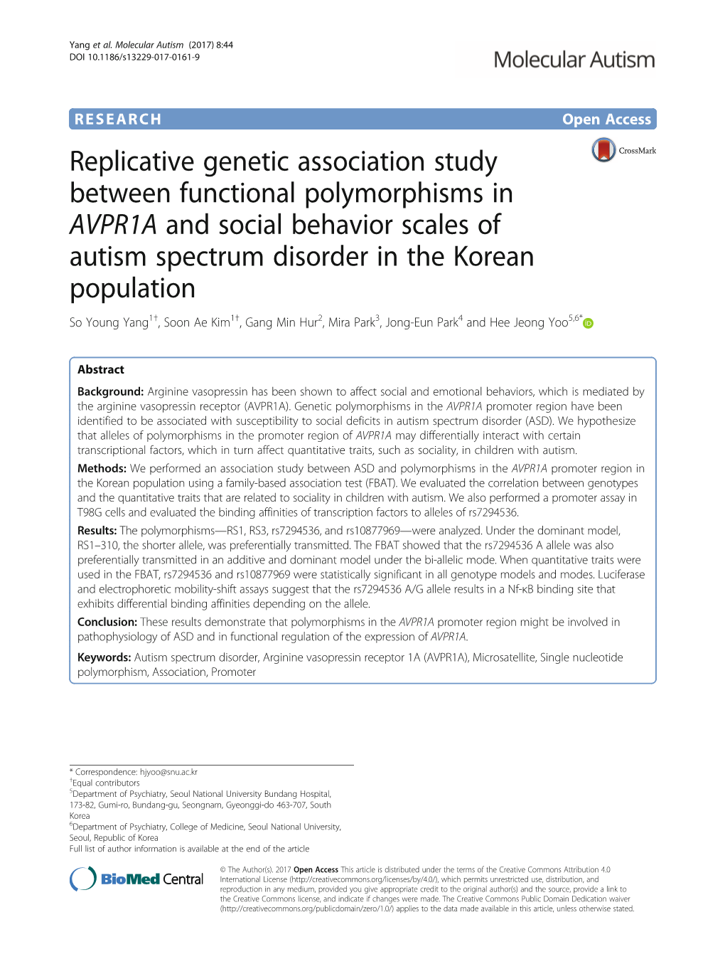 Replicative Genetic Association Study Between Functional Polymorphisms