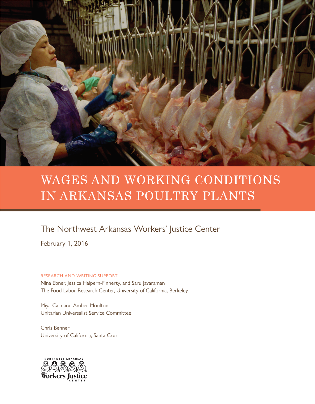 Wages and Working Conditions in Arkansas Poultry Plants