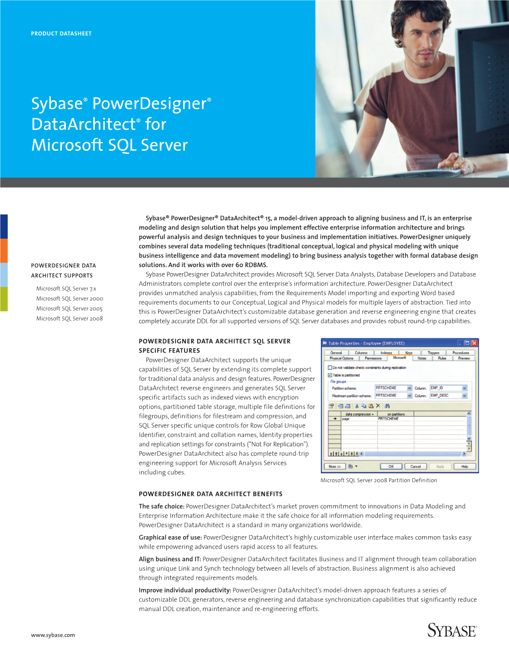 Sybase Powerdesigner Dataarchitect for Microsoft SQL Server