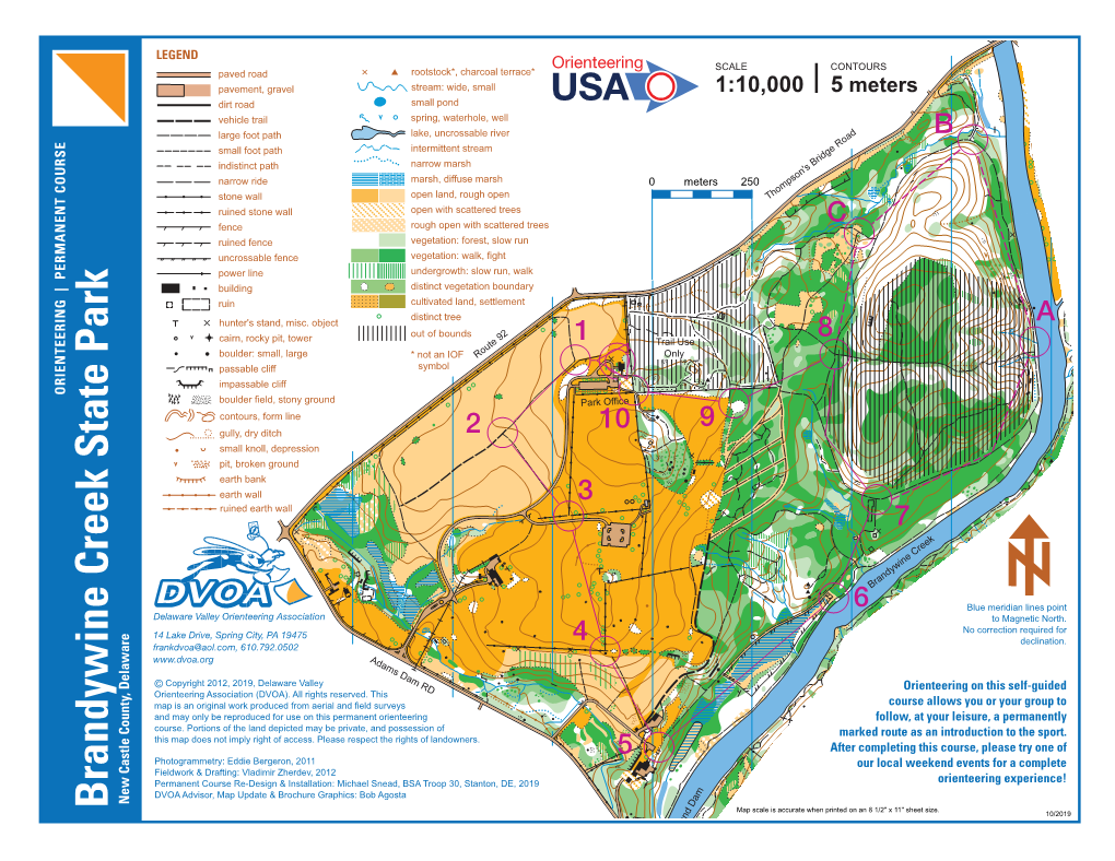 Brandywine Creek State Park Orienteering