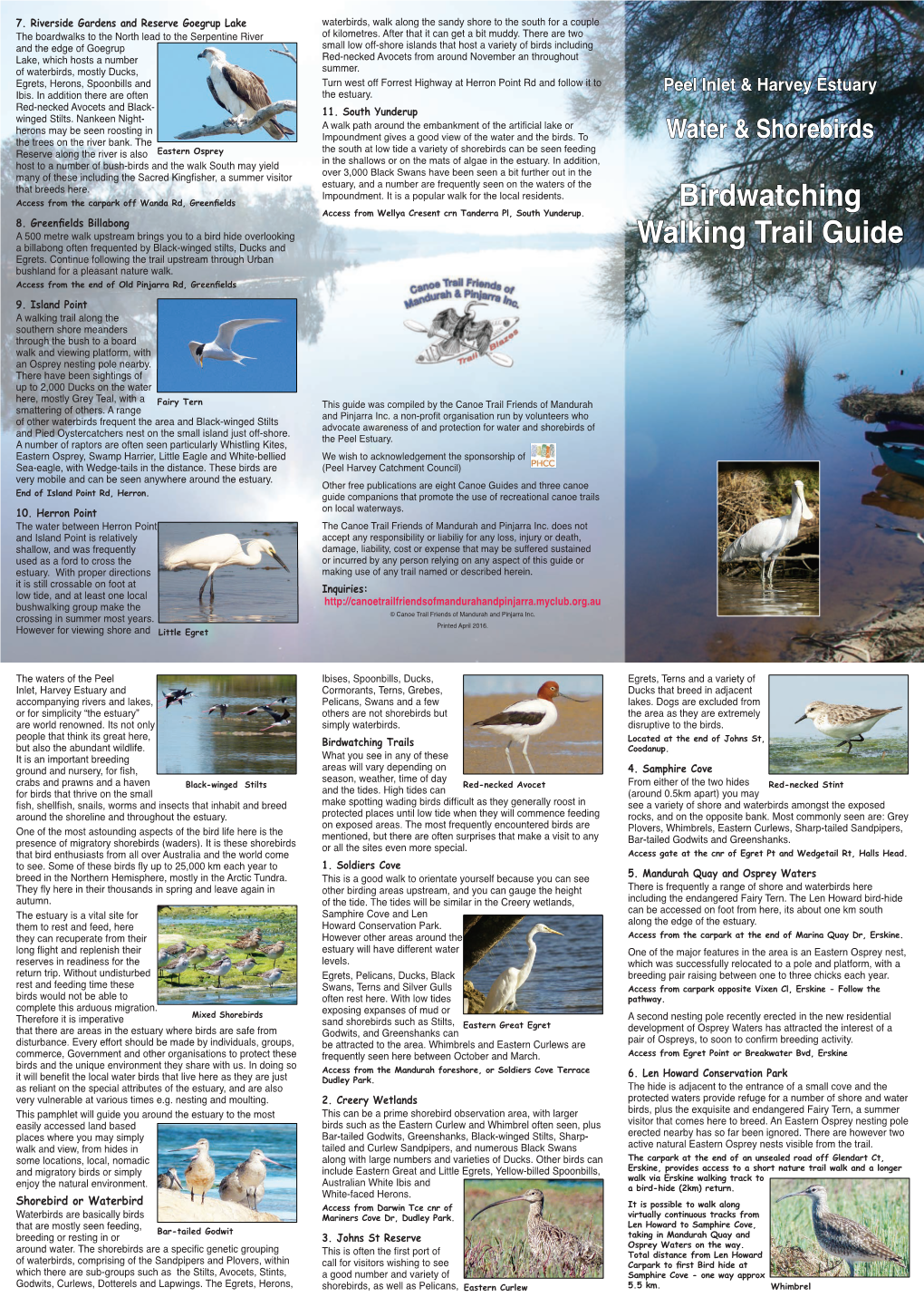 Birdwatching Walking Trail Guide